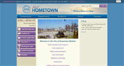 Desktop Screenshot of cityofhometown.org